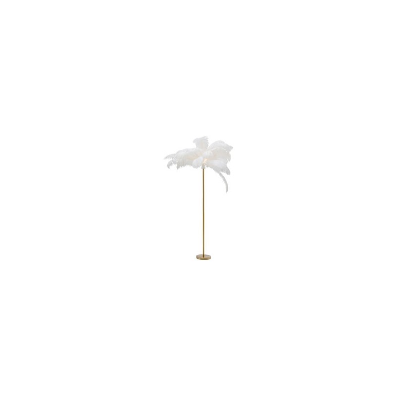Lampada da terra Feather Palm bianco 165cm Lampada da terra Feather Palm bianco 165cm