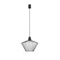 Lampadario wave S nero cod.8858 Lampadario wave S nero cod.8858