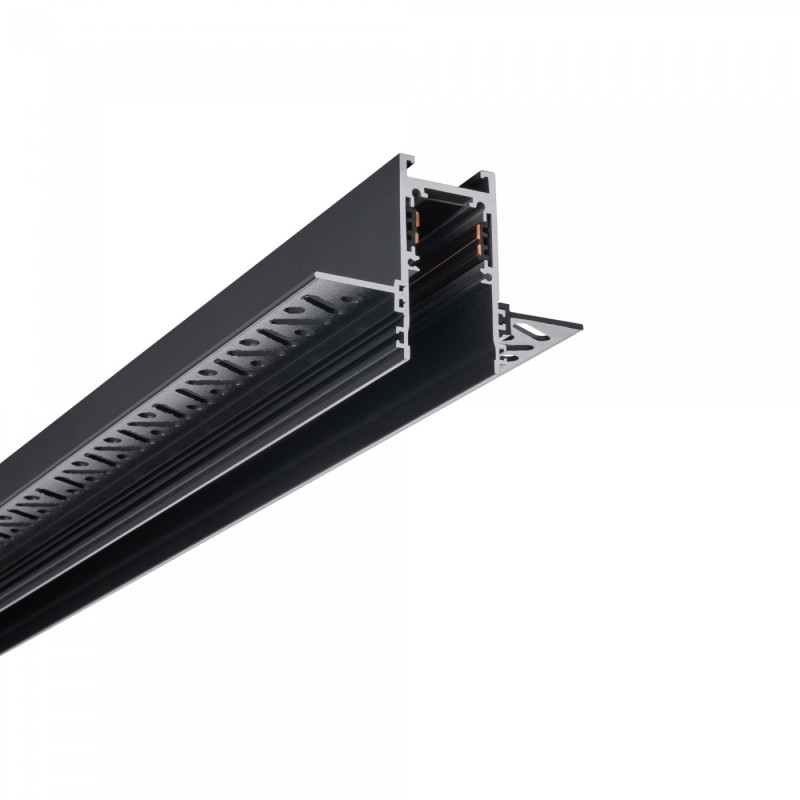 Binario da incasso colore nero 2ml  LVM 10156 magnetico