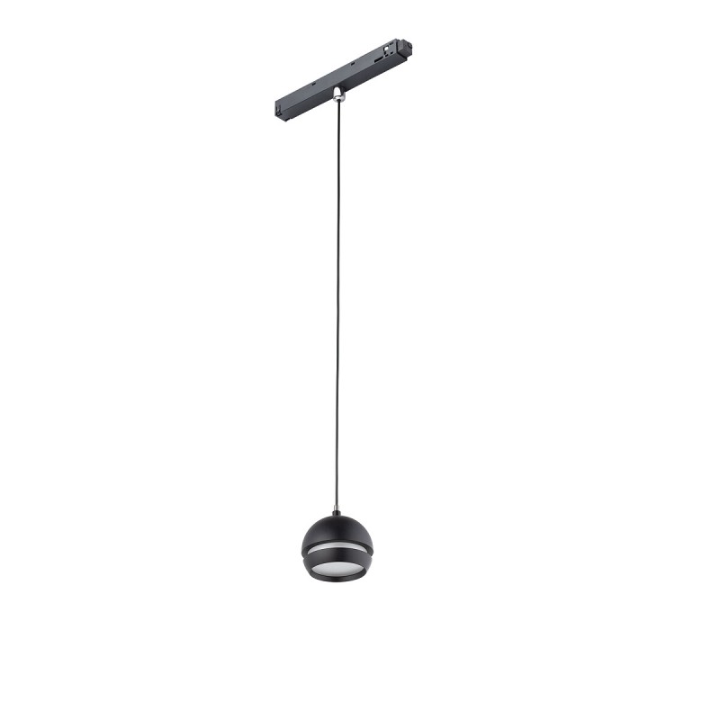 Slot lampada a sospensione a led 5W 4000K colore nero per barre magnetiche a 1 circuito Slot lampada a sospensione a led 5W 4000K colore nero per barre magnetiche a 1 circuito