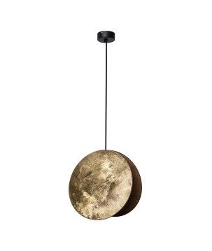 LAMPADARIO RUOTA COLORE ORO I 9028