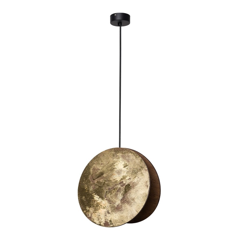 Lampadario ruota colore oro I 9028