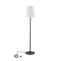 Piantana esterna patio colore nero e bianco cm147 E27 IP44 10105