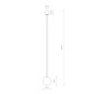 Kier L black lampada a sospensione cod. 10310 Kier L black lampada a sospensione cod. 10310