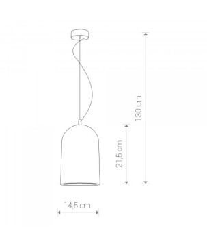 Lampadario lava cod.6855