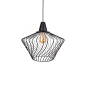 Lampadario wave S nero cod.8858 Lampadario wave S nero cod.8858