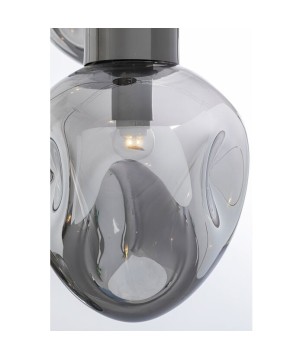 Lampadario Dough Smoky Tre Ø45cm