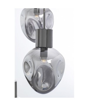 Lampadario Dough Smoky Tre Ø45cm