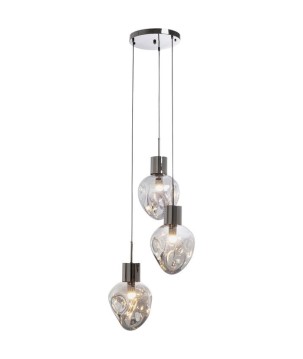 Lampadario Dough Smoky Tre Ø45cm