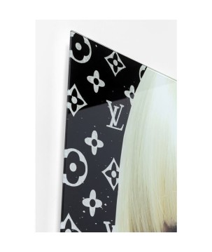 Quadro in vetro Runny Eyes 80x80cm