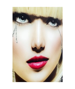 Quadro in vetro Runny Eyes 80x80cm