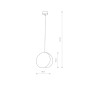 Lampadario ruota colore oro I 9028