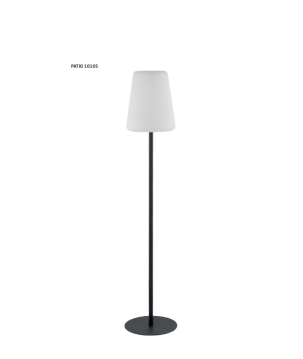 PIANTANA ESTERNA PATIO COLORE NERO E BIANCO CM147 E27 IP44 10105