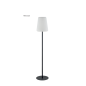Piantana esterna patio colore nero e bianco cm147 E27 IP44 10105