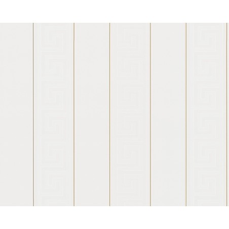 Parato versace 5 parato cod. 93524-1 vinilic su tnt righe gold 0,70X10,05mt