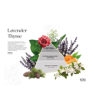 CANDELA LUXURY CON PROFUMO 120GR LAVANDER THYME