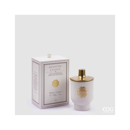 CANDELA LUXURY CON PROFUMO 420GR WHITE LOTUS