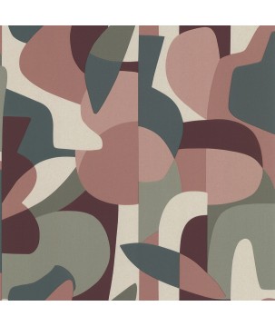 PARATO FLORAL FUSION PVC/TNT DESIGN MULTI 0,53X10,05MT FL34703